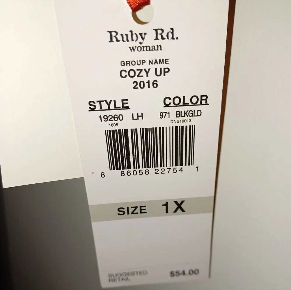 Ruby Rd. Women's Sweater. Size 1X - Picture 5 of 5